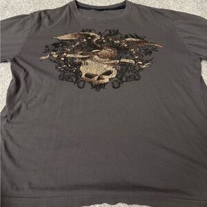 LAST CHANCE…Graphic Skull tshirt Harley Davidson